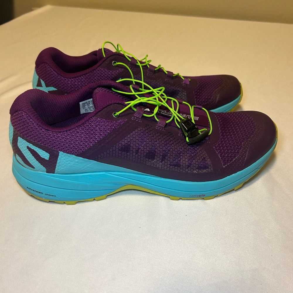Like New Salomon XA Elevate Trail Running Purple Sneakers Women’s, Size 11 - Picture 11 of 14